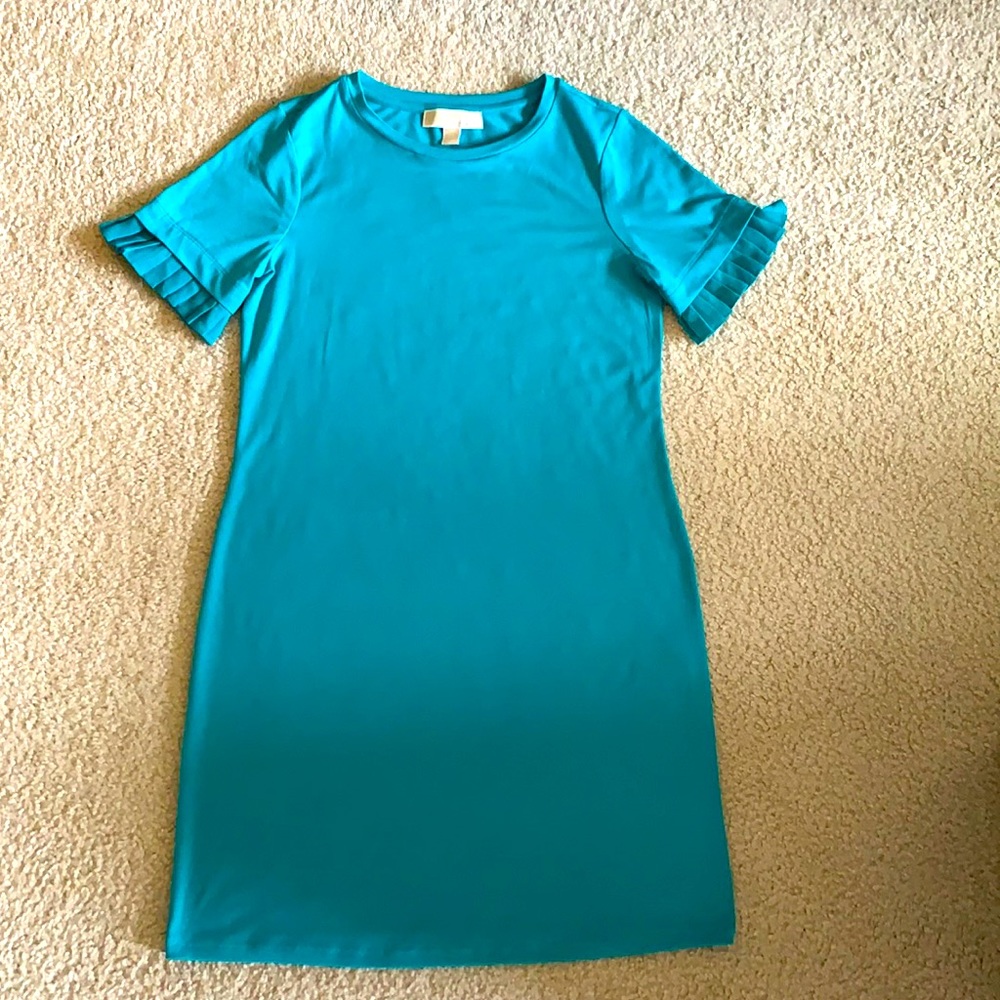 Michael Kors, aqua blue dress, WORN ONCE!